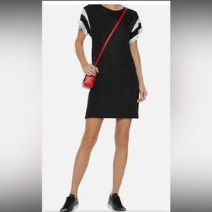 RAG & BONE Black White Penny Tee Dress Knit Jersey ,retail$250